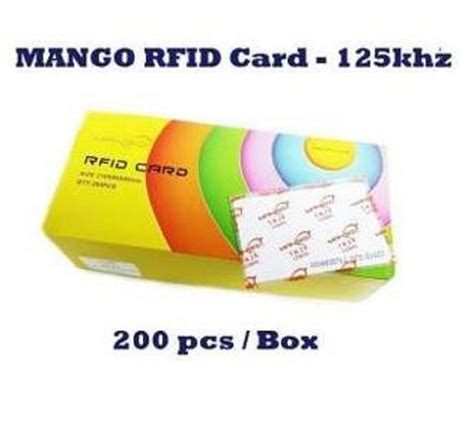 mango rfid access card